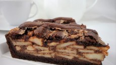 Tarte aux pommes et chocolat