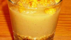 Compote de pommes biscuitée en verrine