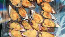 Moules gratinées à l'aioli