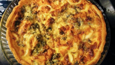 Tarte aux brocolis et au roquefort