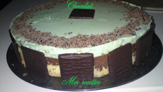Bavarois menthe-chocolat