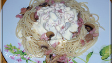 Pâtes à la carbonara rapides