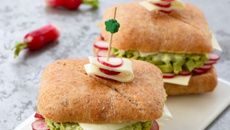 Burger végétarien au Société® croque