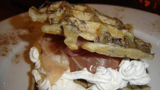 Hambur'gaufre à la pomme de terre vitelote