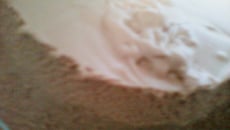 Nuage de mousse au chocolat au lait