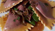 Ravioli de langues de canard