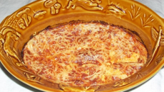 Gratin de potiron aux deux fromages