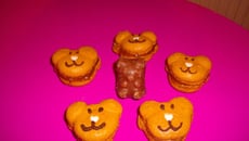 Macarons au chocolat et à la guimauve