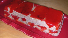 Terrine au chèvre frais et poivrons grillés