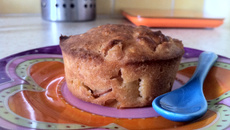 Muffins aux pommes et au miel