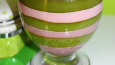 Coupe bi-gout avocat et fraise