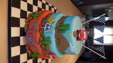 Flash McQueen sur la route 66