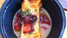 Pavé de saumon au jus d'orange