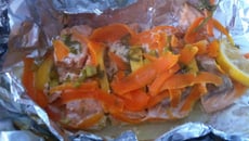 Saumon en papillote économique