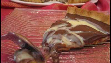 Tarte crousty fondante au salidou et chocolat marbré