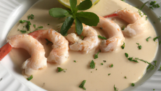 Crevette à la crème