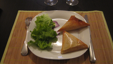 Brick miel-lardon-chèvre