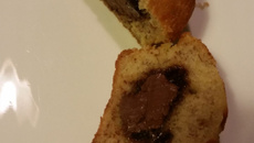 Muffins banane nutella et rhum