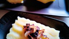 Hachis parmentier de lieu noir et citron confit aux pommes de terre