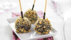 Sucettes de pâte à tartiner croquantes