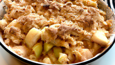 Crumble aux pommes au thermomix