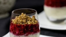 Crumble aux framboises