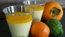 Mousse de kaki persimon et combava au Thermomix