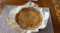 Tarte sucrée au vin