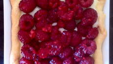 Tartelette à la framboise