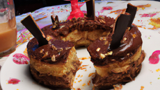 Cake aux barres kinder