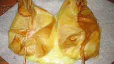 Papillotes croustillantes de camembert