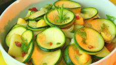 Salade fraicheur courgettes