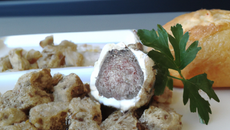 Boudin blanc truffé