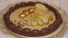Tarte chocolat-verveine