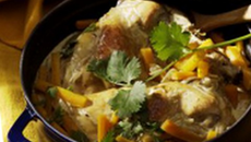 Curry de lapin aux carottes et à l'orange