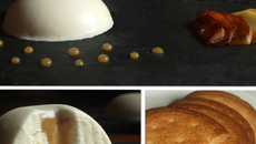 Parfait glacé à la pomme et son cœur fondant caramel au beurre salé