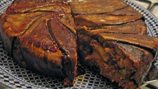 Timbale d'aubergines aux pâtes