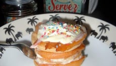 Mille feuilles au Kaki et noisettes