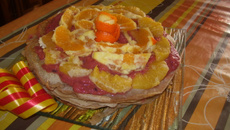 Gâteau de crêpes sucré