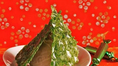 Pyramide de sucre d'orge et son trésor glacé aux marrons