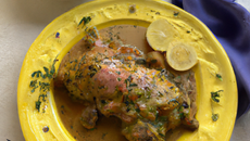 Lapin mariné à la moutarde (au four)