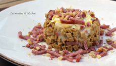 Crozetto au Reblochon, bacon et paprika fumé