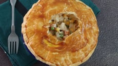 Chicken pot pie ou fausse tourte poulet maïs et petit pois