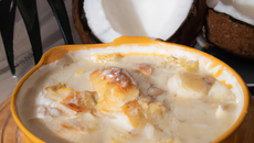 Cocotte de Saint-Jacques au lait de coco