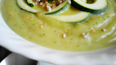 Velouté de courgette au St Môret