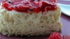 Pudding bananes, coulis exotique