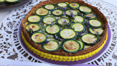 Tarte provençale à la courgette