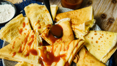 Crêpes caramel beurre salé