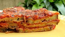 Gratin d'aubergines panées