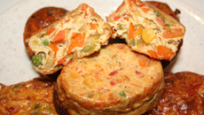 Clafouti de légumes crème de coriandre